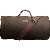 Barbour Wax Cotton Holdall, Brown