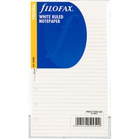 Filofax White Ruled Paper, Personal