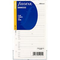 Filofax Address Book Paper, Personal
