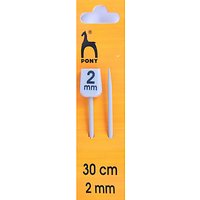 Pony 30cm Knitting Needles, Pack Of 2, Assorted Widths