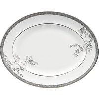 Vera Wang For Wedgwood Lace Platinum Oval Dish, 35cm