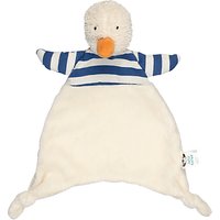 Jellycat Bredita Duck Soother Soft Toy, One Size, Blue/Cream