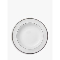 Vera Wang For Wedgwood Lace Platinum 23cm Soup Plate, White