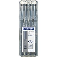 Staedtler Fine Liner Pens Pack Of 4