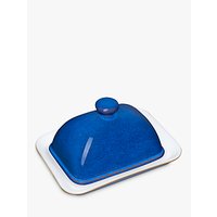 Denby Imperial Blue Butter Dish