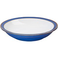 Denby Imperial Blue Shallow Rimmed Bowl, Dia.21cm