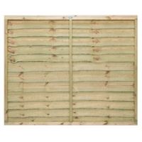 Grange Pro Lap Fence Panel (W)1.83m (H)1.5m Pack Of 5