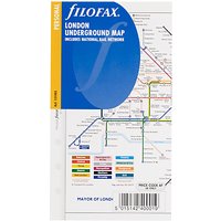 Filofax Personal Inserts, London Underground Map