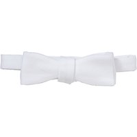 John Lewis Cotton Self-Tie Bow Tie, One Size, White
