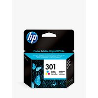 HP 301 Inkjet Cartridge, Tri-Colour, CH562EE