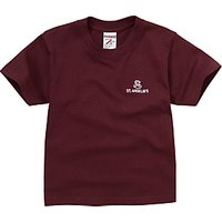St Anselms School Unisex T-Shirt, Maroon