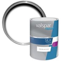 Valspar Trade Pure Brilliant White Silk Wall & Ceiling Paint 5L