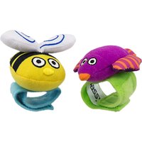 Sassy Wrist Rattles, Pack Of 2, Assorted