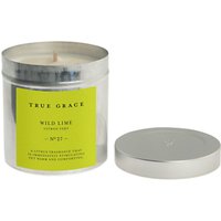 True Grace Village Wild Lime Scented Candle Tin