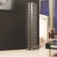 Accuro Korle Totem Vertical Radiator Stainless Steel (H)1325 Mm (W)270 Mm