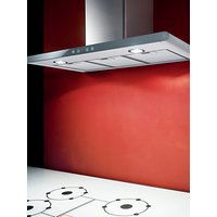 Elica Galaxy Chimney Hood, Stainless Steel/White Glass