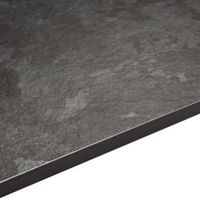 12.5mm Exilis Lave Granite Effect Square Edge Vanity Worktop (L)1500mm (D)425mm