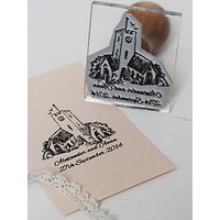 StompStamps Personalised Wedding Drawing Stamp