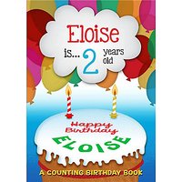 The Letteroom Personalised Counting Birthday Book