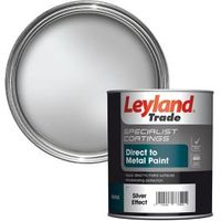 Leyland Trade Specialist Silver Effect Semi-Gloss Metal Paint 750 Ml