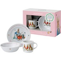 Beatrix Potter Peter Rabbit Wedgwood Flopsy, Mopsy And Cotton-Tail 3 Piece Nursery Set