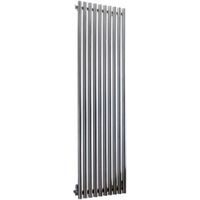Accuro Korle Impulse Vertical Radiator Stainless Steel (H)2000 Mm (W)460 Mm