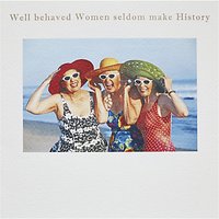 Susan O'Hanlon Ladies In Hats Greeting Card