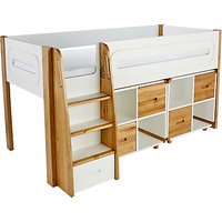 Stompa Curve Mid-Sleeper And 2 Cube Shelving Units, 4 Doors