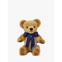 Merrythought Personalised London Gold Teddy Bear With Silver Thread