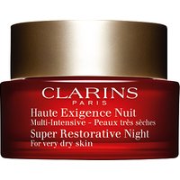 Clarins Super Restorative Night Cream, For Very Dry Skin, 50ml