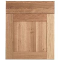 Cooke & Lewis Chesterton Solid Oak Drawer Line Door & Drawer Front (W)600mm Set Door & 1 Drawer Pack