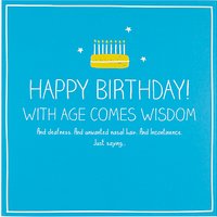 Happy Jackson Wisdom Birthday Card