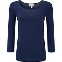 Pure Collection Soft Jersey Scoop Neck Top