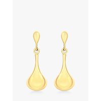 IBB 9ct Gold Bell Drop Earrings, Gold