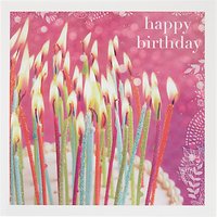 Woodmansterne Cake And Candles Birthday Card