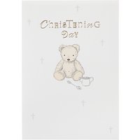 Woodmansterne Teddy Bear Christening Card