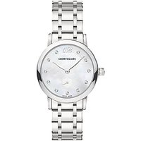 Montblanc 110305 Women's Star Classique Lady Stainless Steel Bracelet Strap Watch, Silver