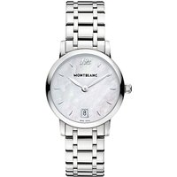 Montblanc 108764 Women's Star Classique Lady Stainless Steel Bracelet Strap Watch, Silver
