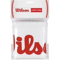 Wilson Tennis Court Towel, White/Red