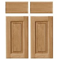 Cooke & Lewis Chesterton Solid Oak Corner Base Drawerline Door (W)925mm Set Of 2