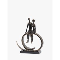 Libra Seated Couple Sculpture