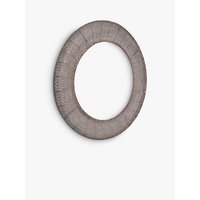Libra Filigree Round Wall Mirror, Dark Grey, 70 X 70cm