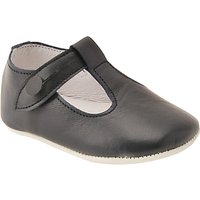 Start-Rite Baby Edward Leather Shoes, Black