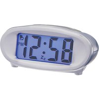 Acctim Eclipse Solar Alarm Clock, Silver