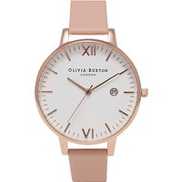 Olivia Burton Women's Timeless Date Leather Strap Watch
