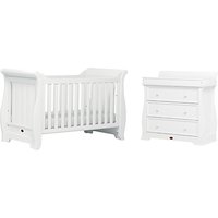 Boori Sleigh Cotbed And Dresser Furniture Collection, White