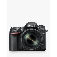 Nikon D7200 DSLR Camera With 18-105mm VR Lens, 24.2 MP, HD 1080p, Built-in Wi-Fi, NFC, 3 LCD Screen
