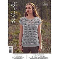 Bergere De France Coton Fifty Women's Sweater Crochet Pattern, 70324