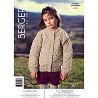 Bergere De France Alaska Children's Cable Cardigan Knitting Pattern, 70022