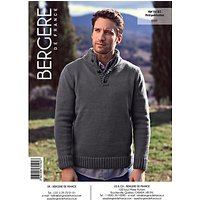Bergere De France Barisienne Men's Sweater Knitting Pattern, 70192
